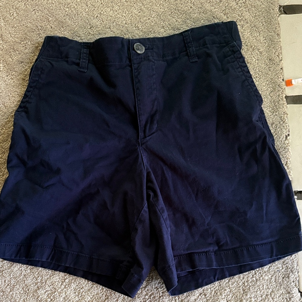 Old Navy Men's Dark Blue Flat Front Shorts